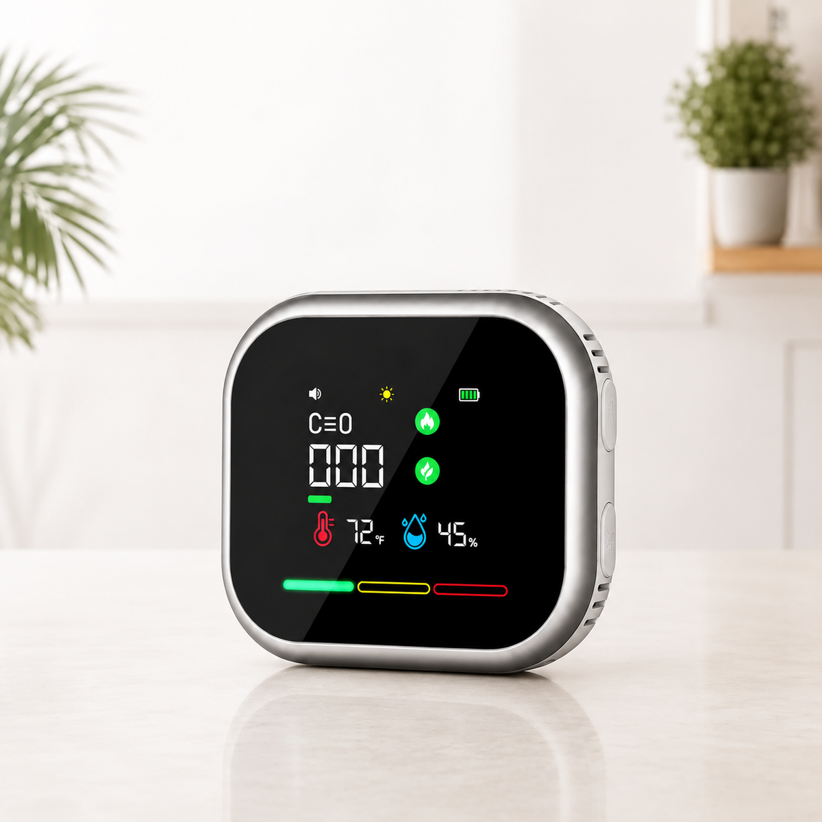 Clorns® GuardSense™ 6-in-1 Home Safety Monitor