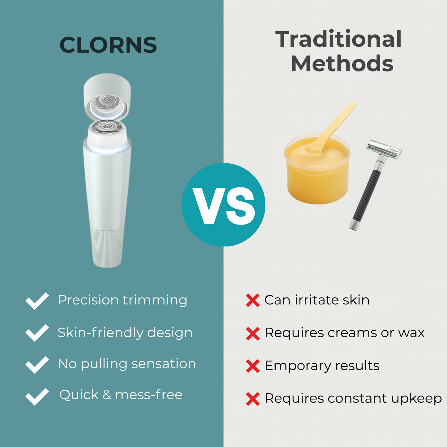 Clorns® Hormonal Hair Remover