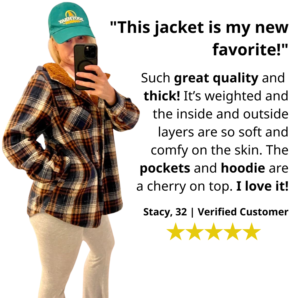 Clorns® Teddy Bear Flannel Jacket