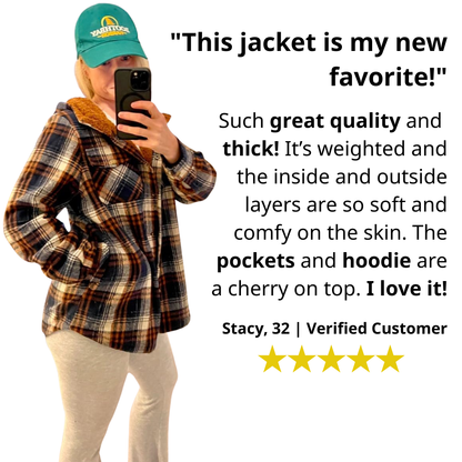 Clorns® Teddy Bear Flannel Jacket