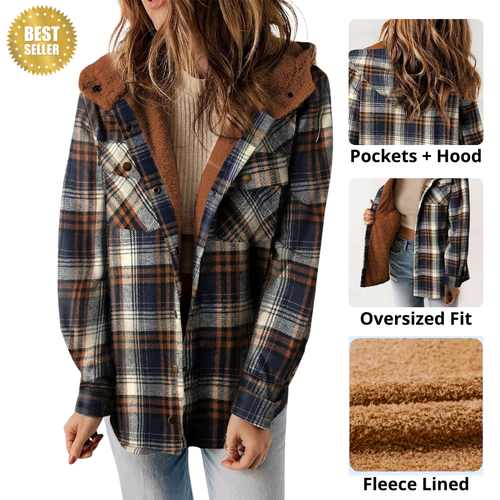 Clorns® Teddy Bear Flannel Jacket