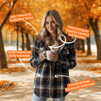 Clorns® Teddy Bear Flannel Jacket